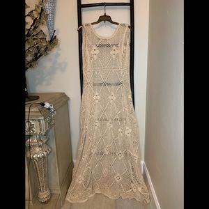 Vintage Contempo Casuals Hand Knitted Duster/Vest